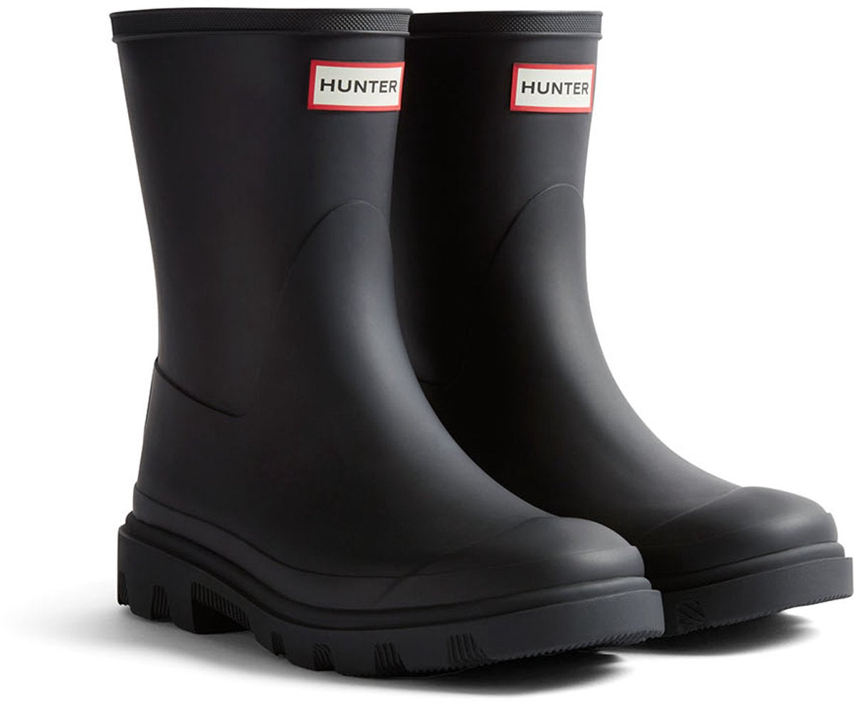 Hunter downpour short wellington boots - ladies - black - size 37-0