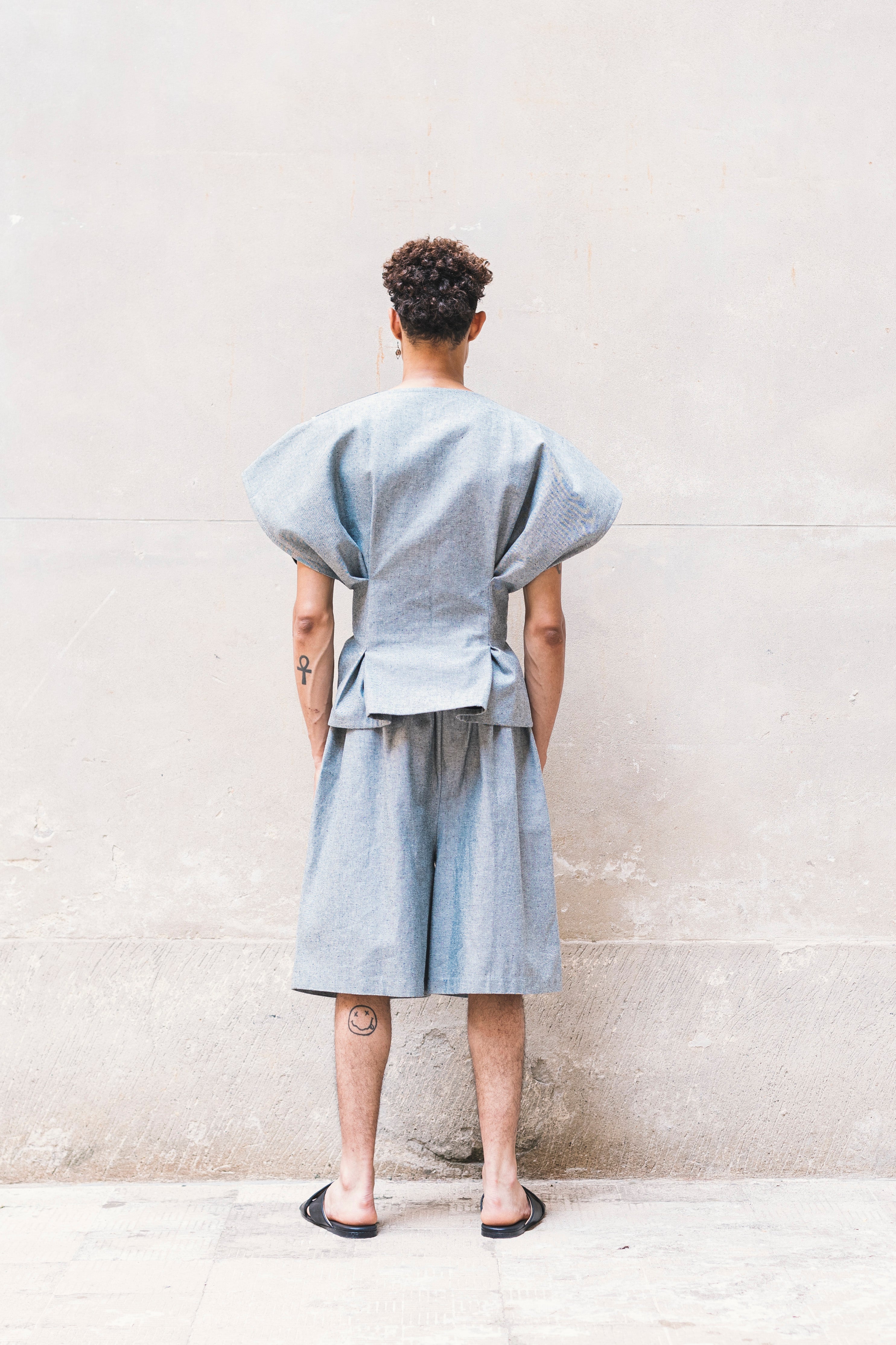Karategi Denim Shorts