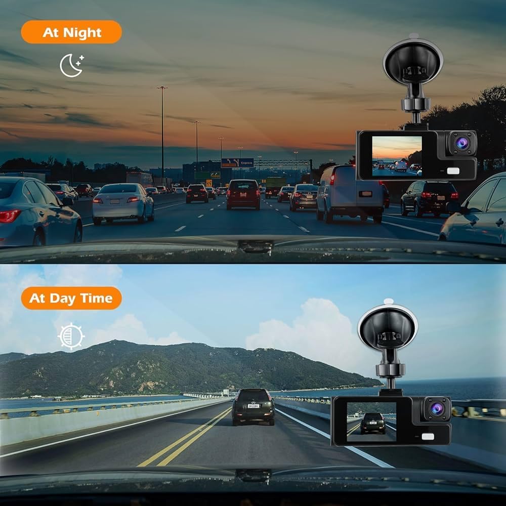 Smart Driving Recorder Vehicle Blackbox DVR, 4K Full HD, G-Sensor, Loop Recording