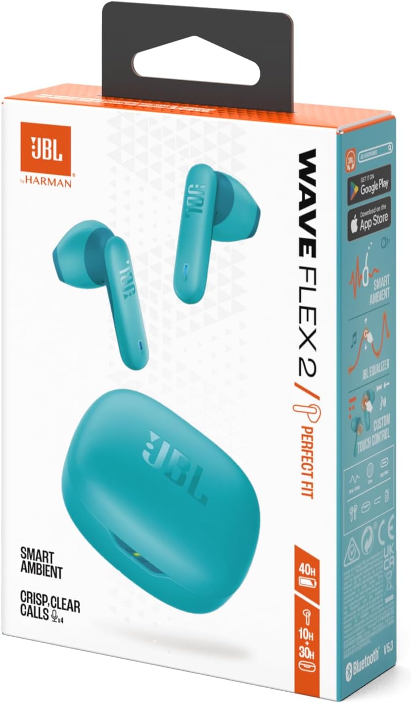 JBL Wave Flex 2 True Wireless In-Ear Headphone, White