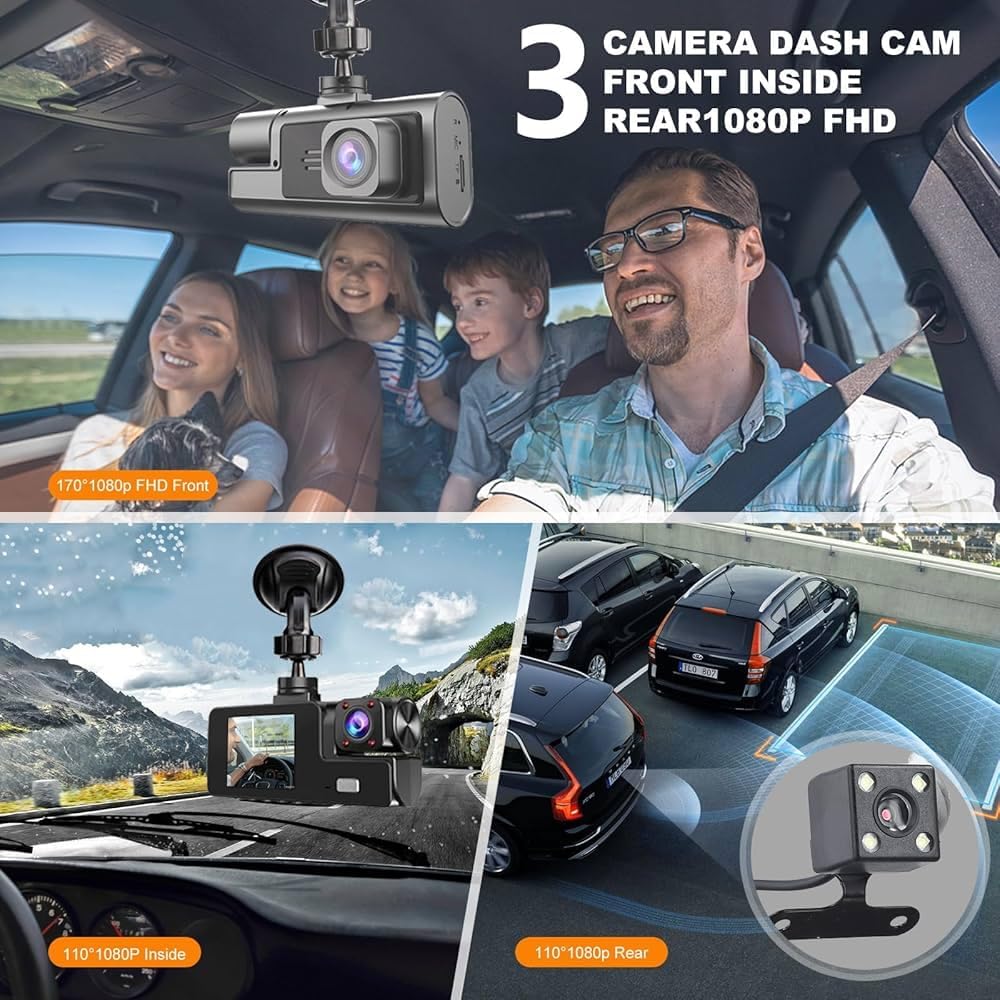 Smart Driving Recorder Vehicle Blackbox DVR, 4K Full HD, G-Sensor, Loop Recording