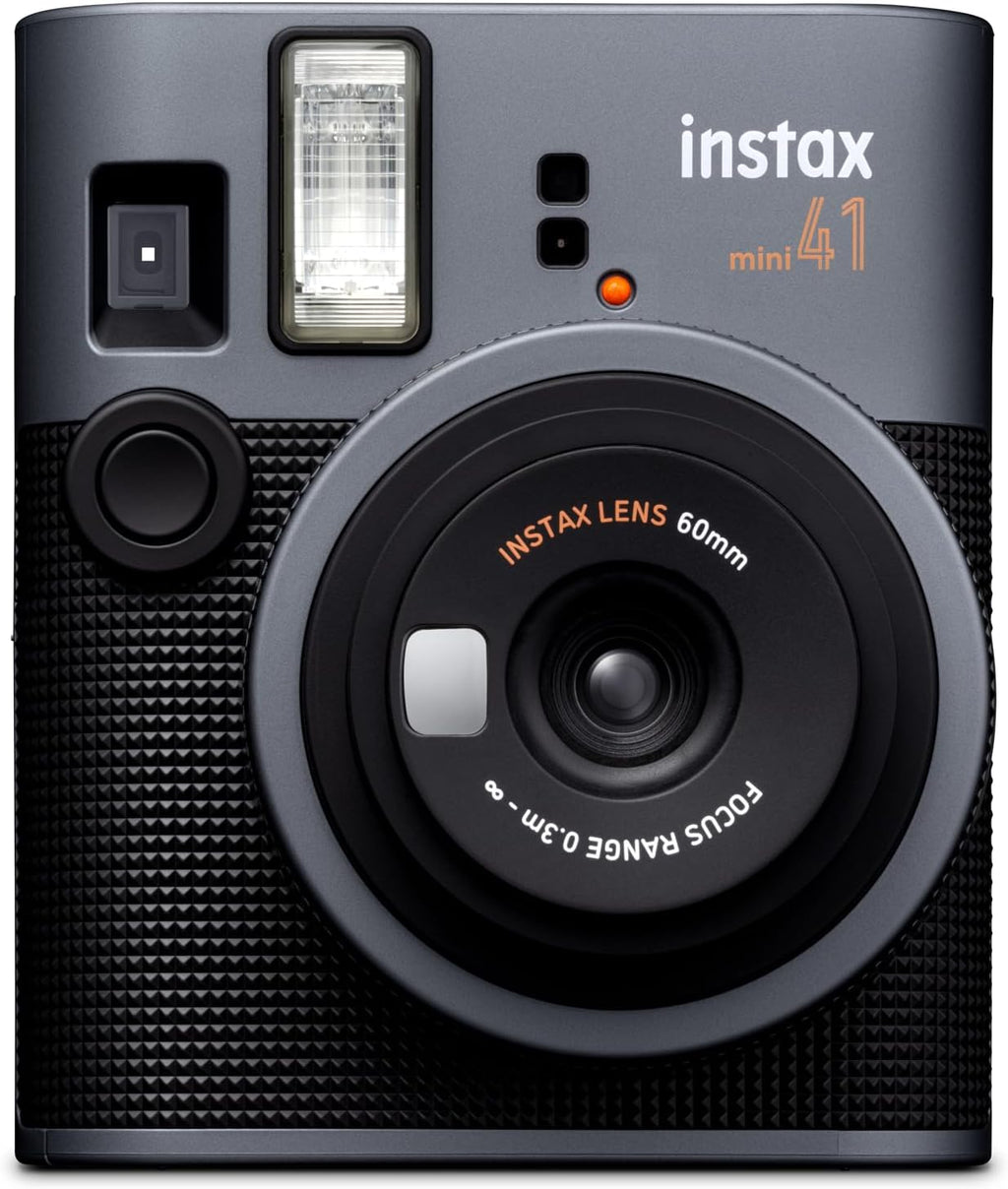 Fujifilm Instax Mini 41 Film Camera, Black/Grey