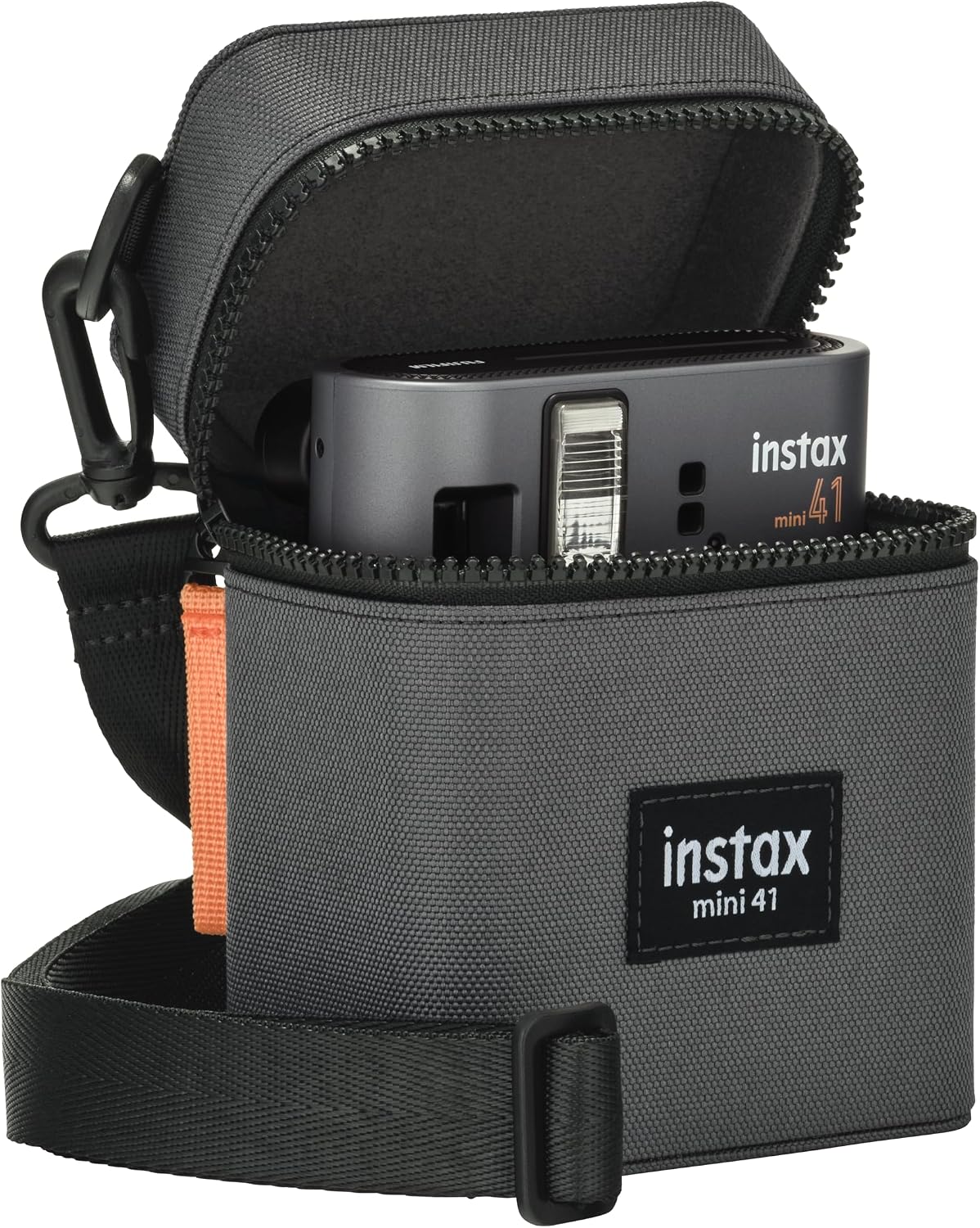 Fujifilm Instax Mini 41 Film Camera, Black/Grey