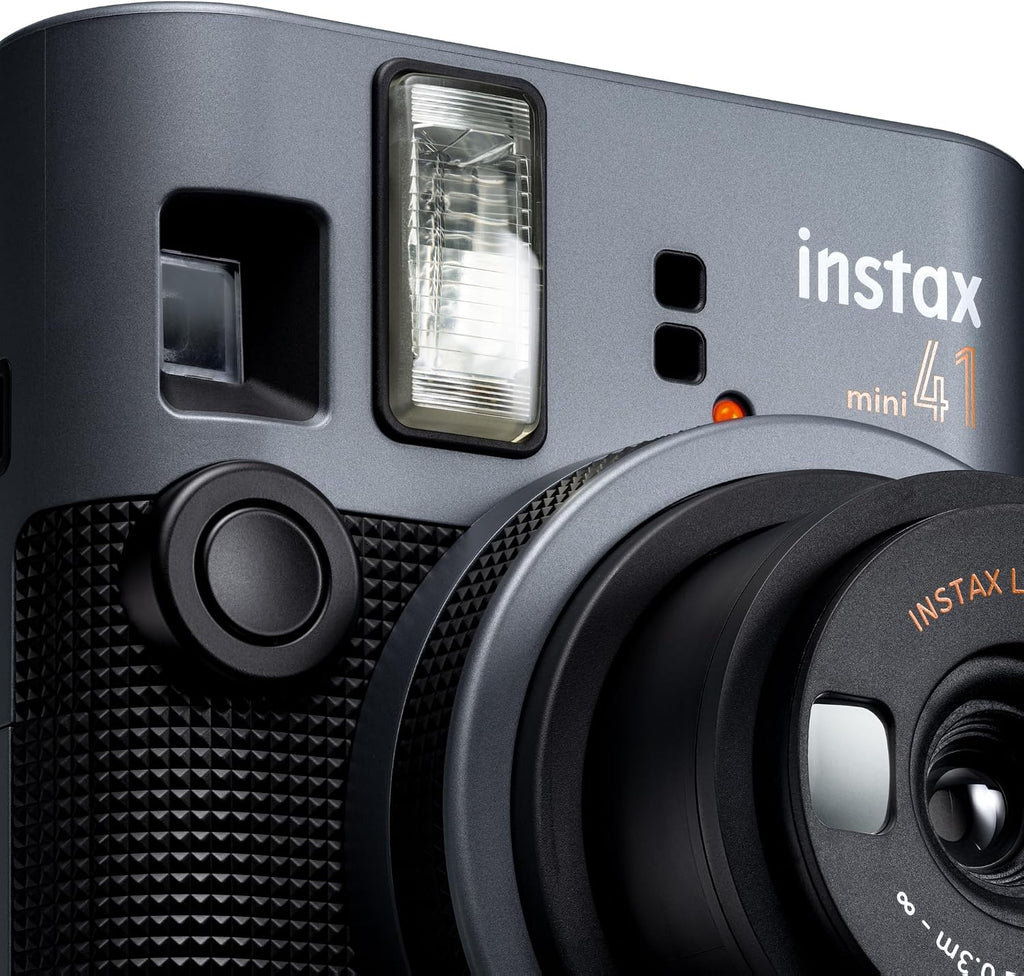 Fujifilm Instax Mini 41 Film Camera, Black/Grey