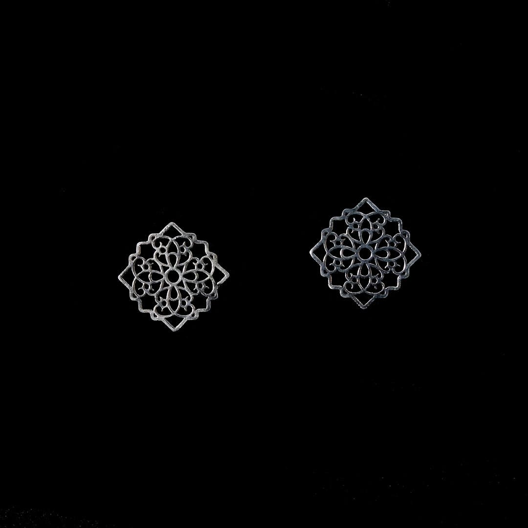 Cutwork Pattern Earrings