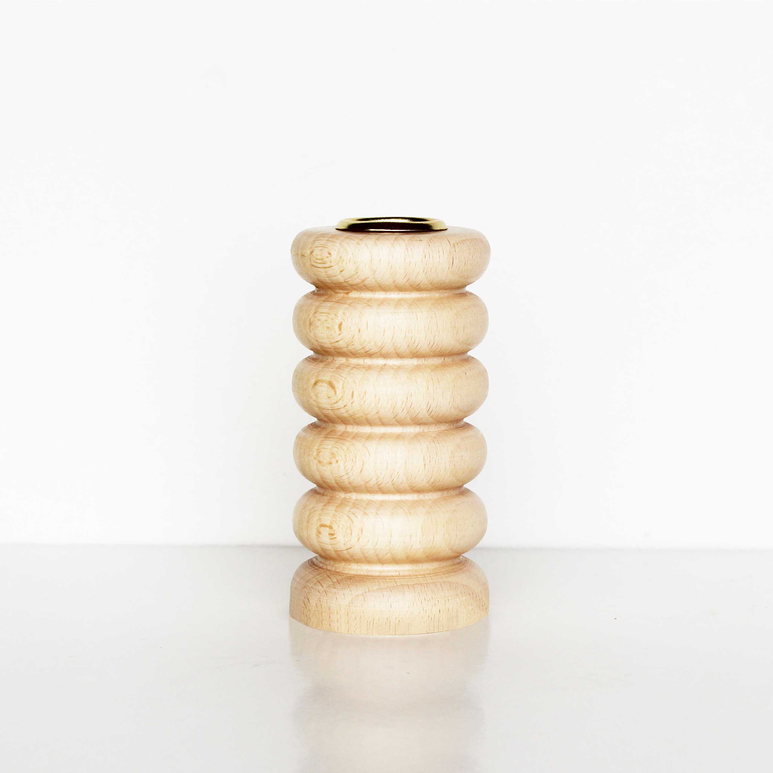 Totem Wooden Candle Holder - Medium Nº 1
