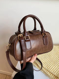 Retro Bowling Shoulder Handbag