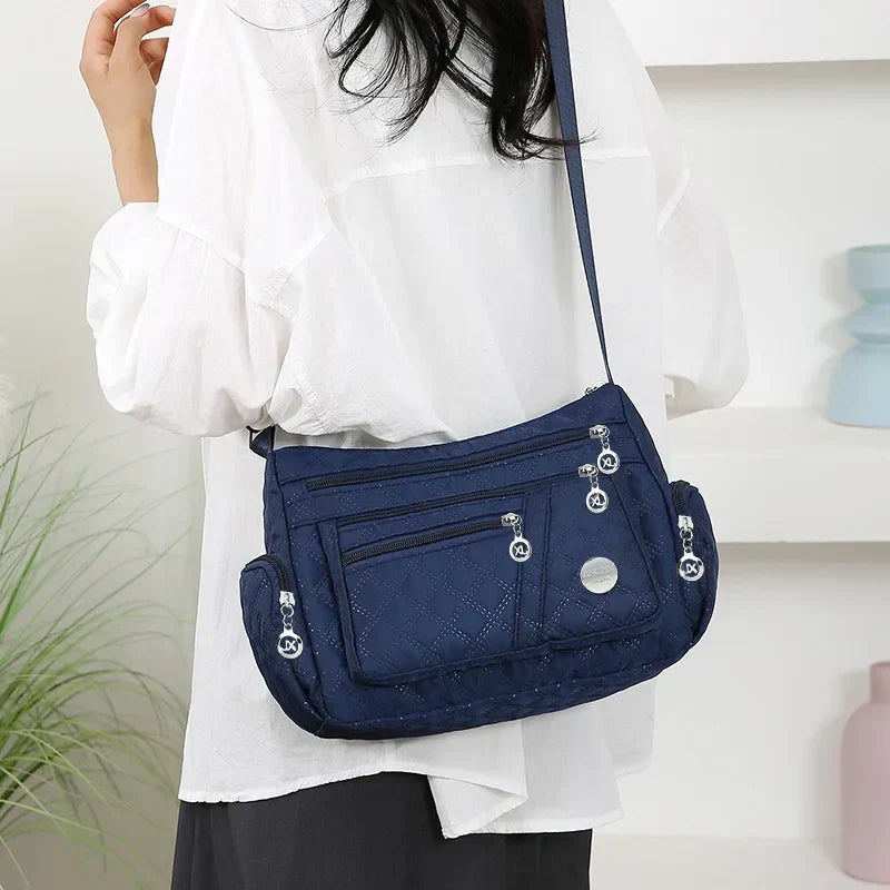 Ladies Handbag Crossbody Travel Bag (Blue)
