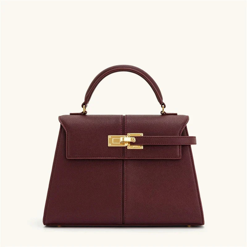 Womens Handbag Crossbody Bag (Wine Red)