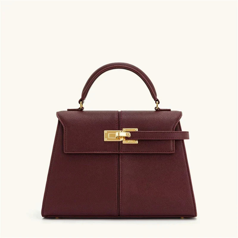 Womens Handbag Crossbody Bag (Wine Red)