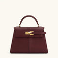 Womens Handbag Crossbody Bag (Wine Red)