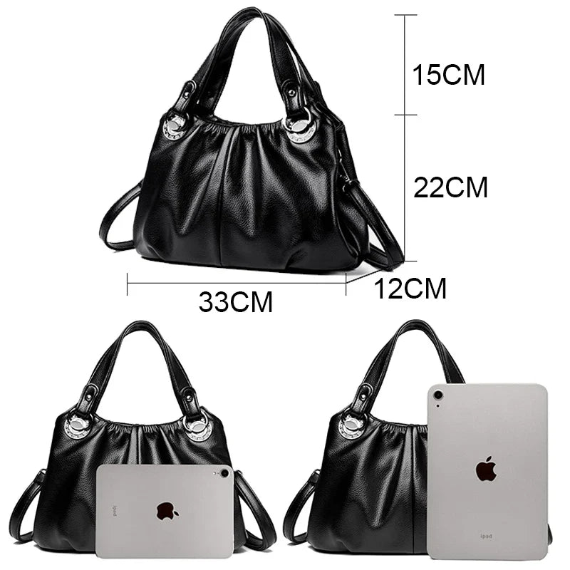 Genuine Leather Crossbody Handbag