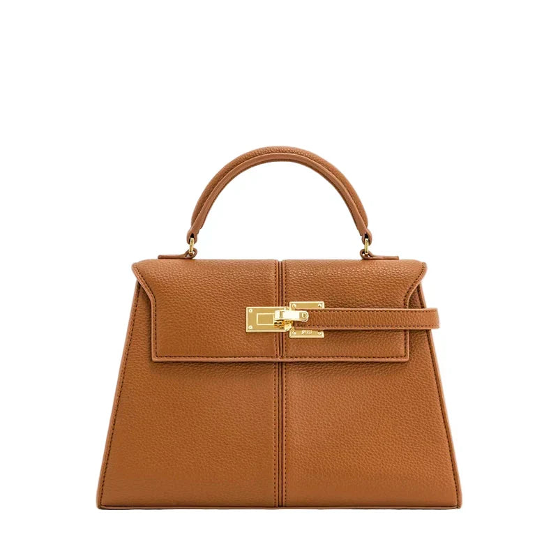 Womens Handbag Crossbody Bag (Brown)