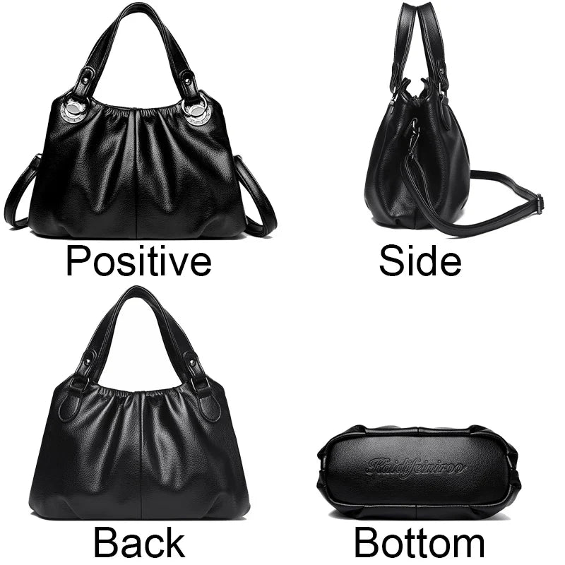 Genuine Leather Crossbody Handbag