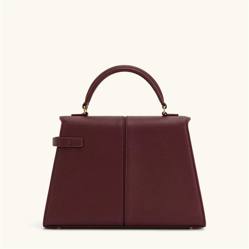Womens Handbag Crossbody Bag (Wine Red)