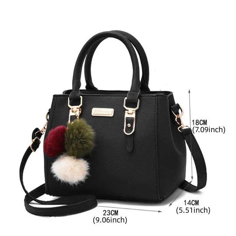 Leather Women's Vintage Tote Crossbody Handbag