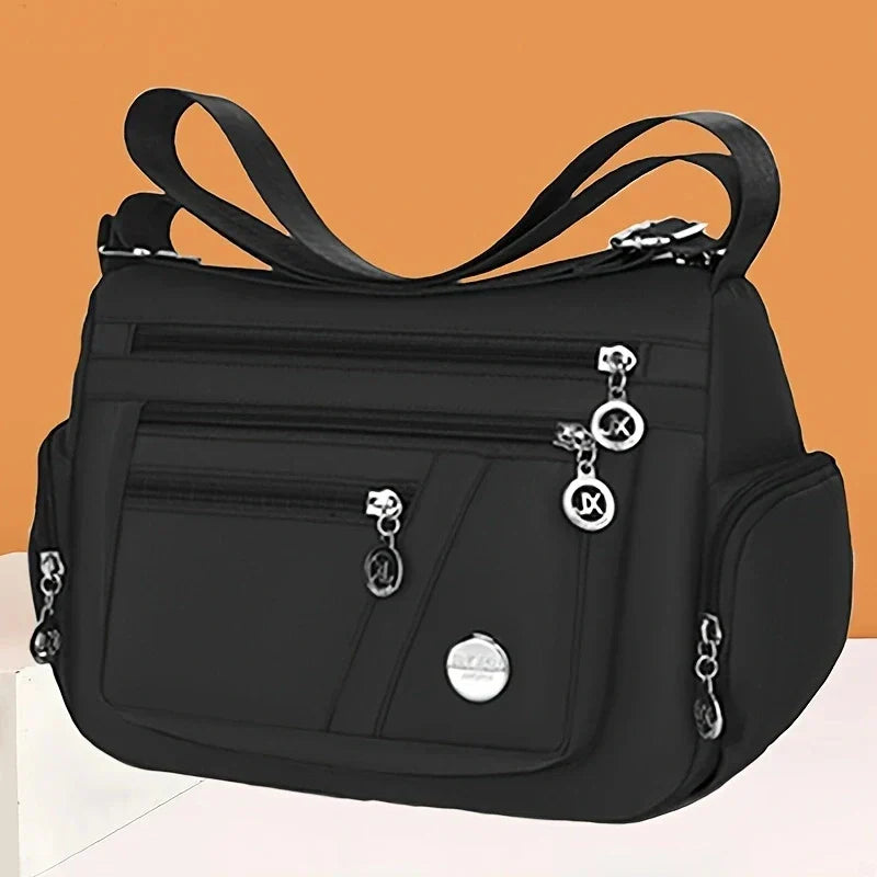 Ladies Handbag Crossbody Travel Bag (Black)