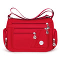 Ladies Handbag Crossbody Travel Bag (Red)