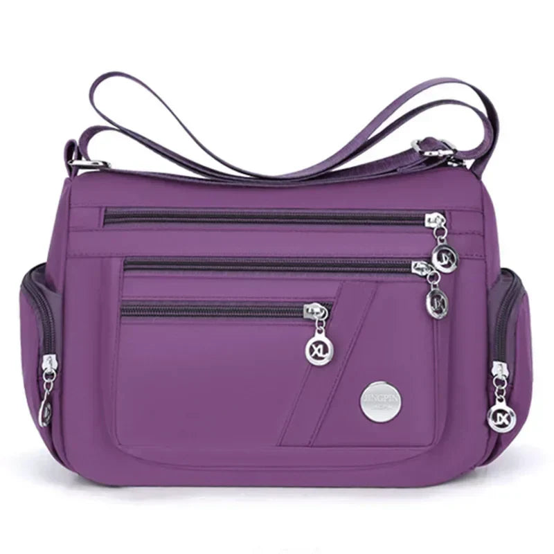 Ladies Handbag Crossbody Travel Bag (Purple)