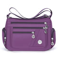 Ladies Handbag Crossbody Travel Bag (Purple)