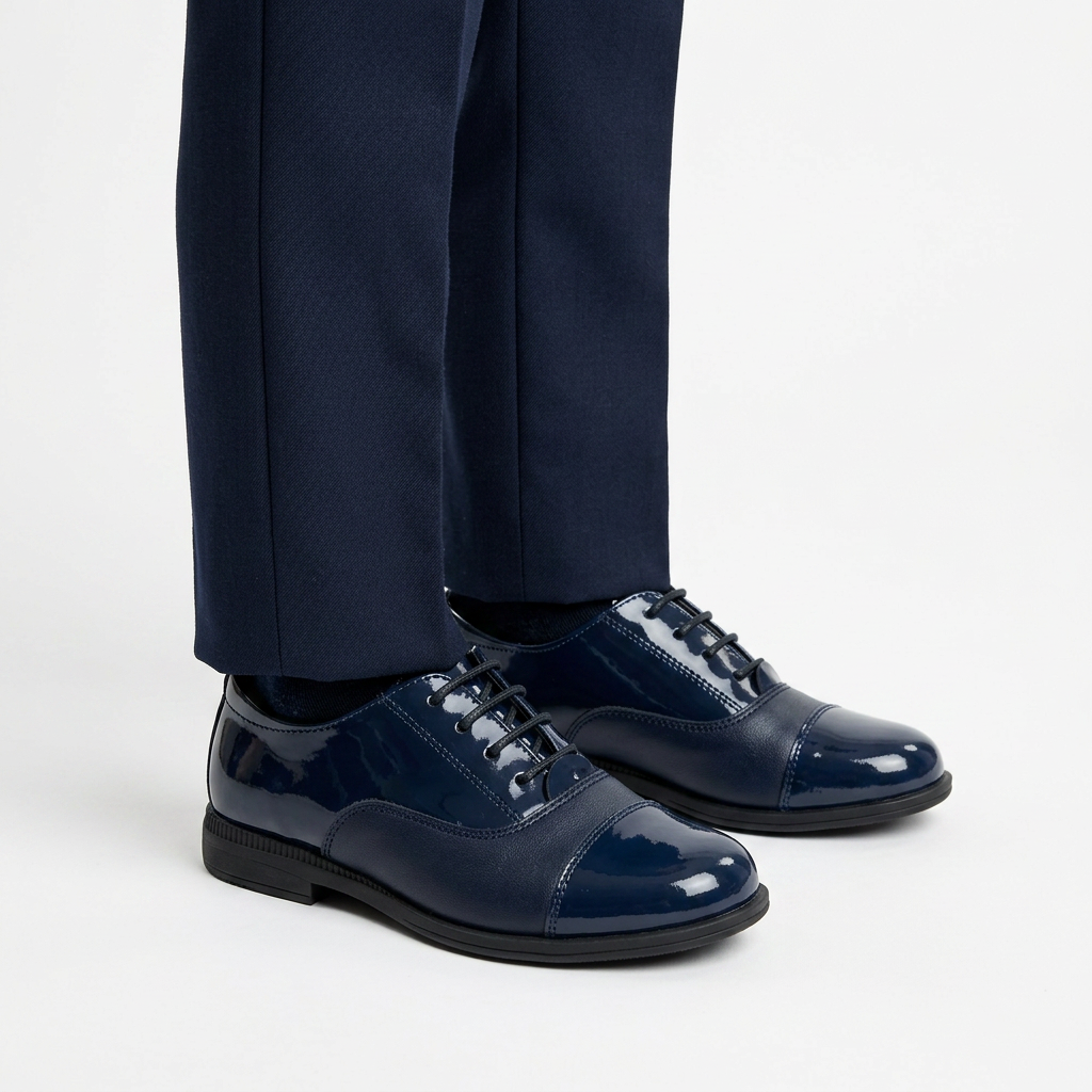 Leather Cap Shoes