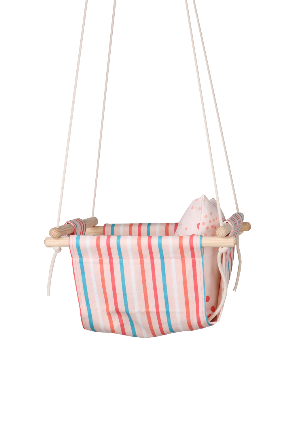 Pink Stripes BabySwing