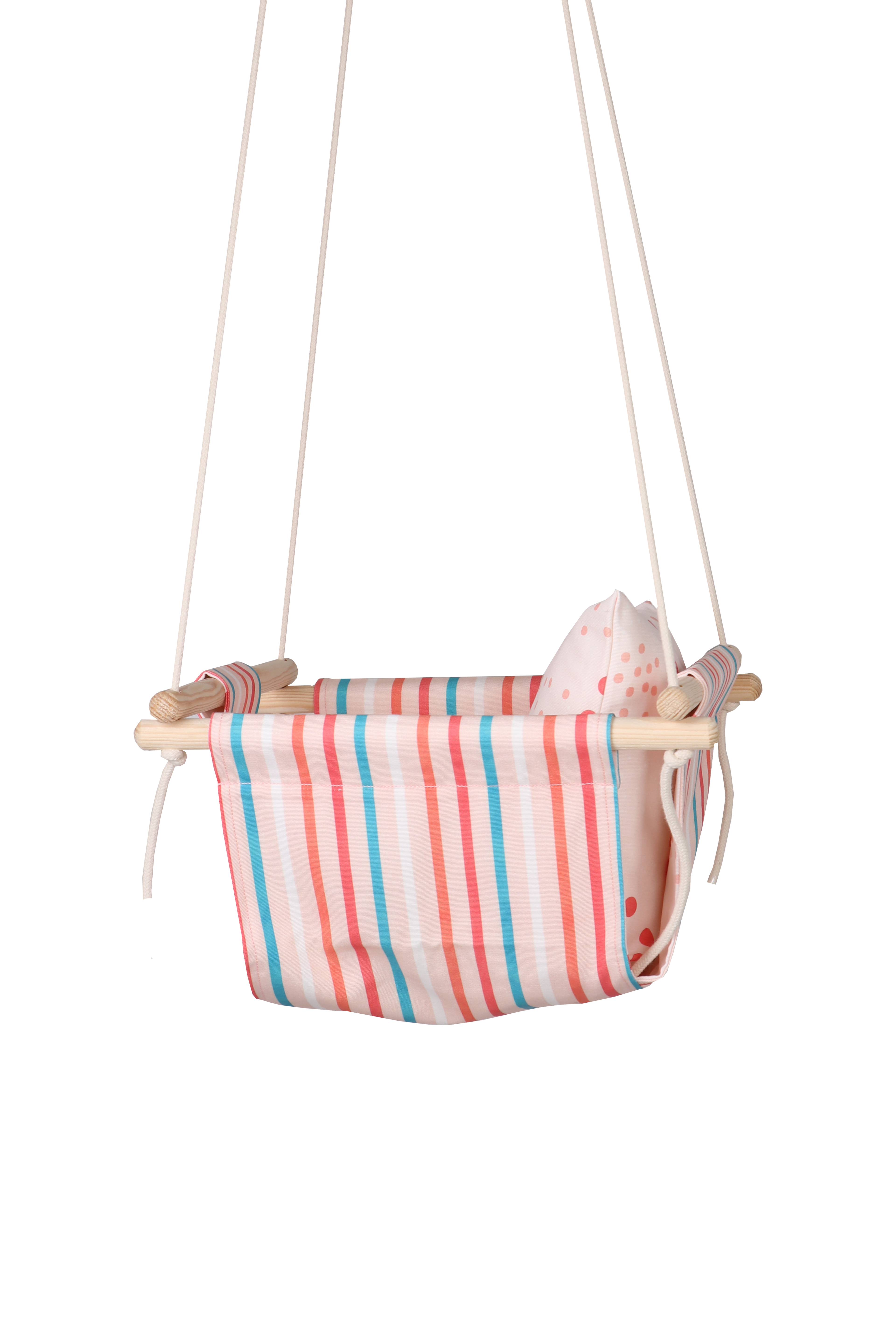 Pink Stripes BabySwing