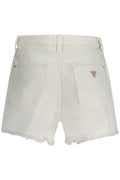 GUESS JEANS WOMEN'S SHORT JEANS WHITE