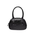 Harlow Glossy Mini Bowling Handbag