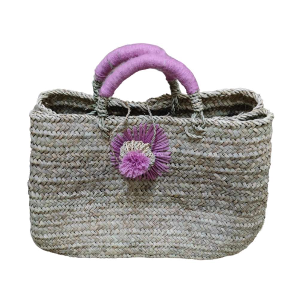 Handbag wicker Nora