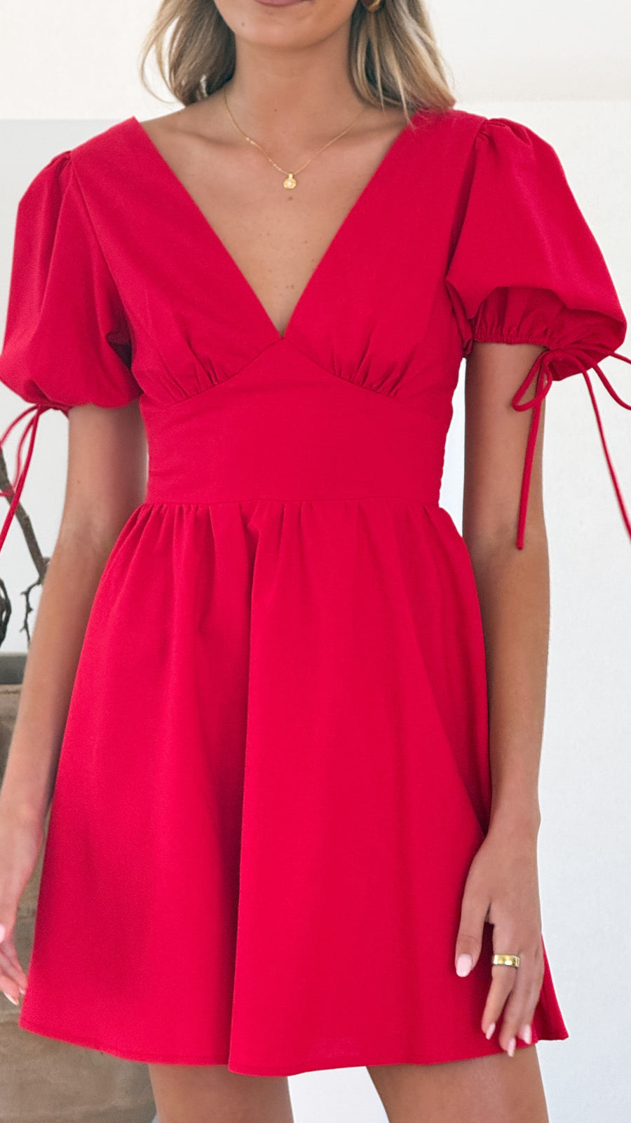 Mini Red Dress
