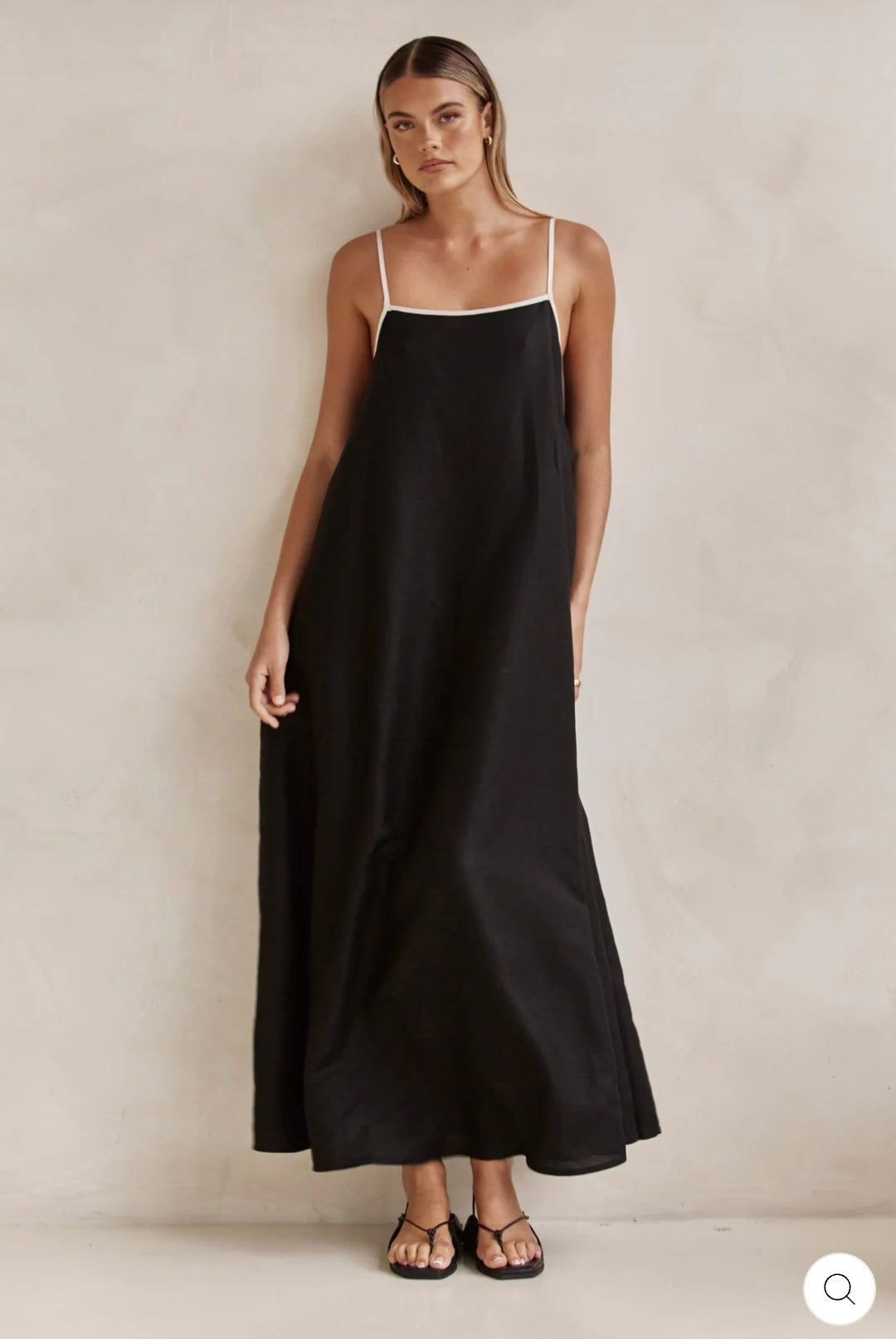 Black & White Cotton Dress