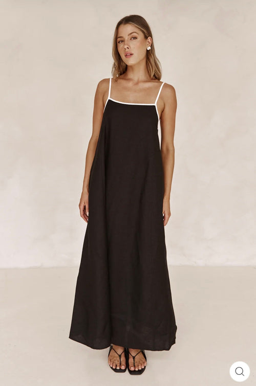 Black & White Cotton Dress