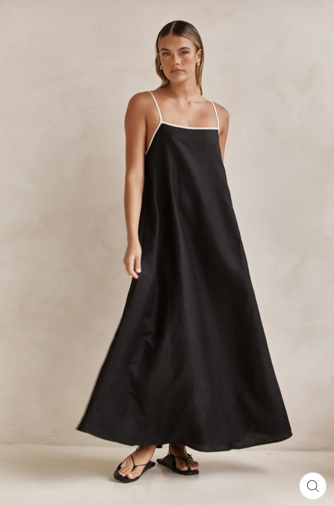 Black & White Cotton Dress