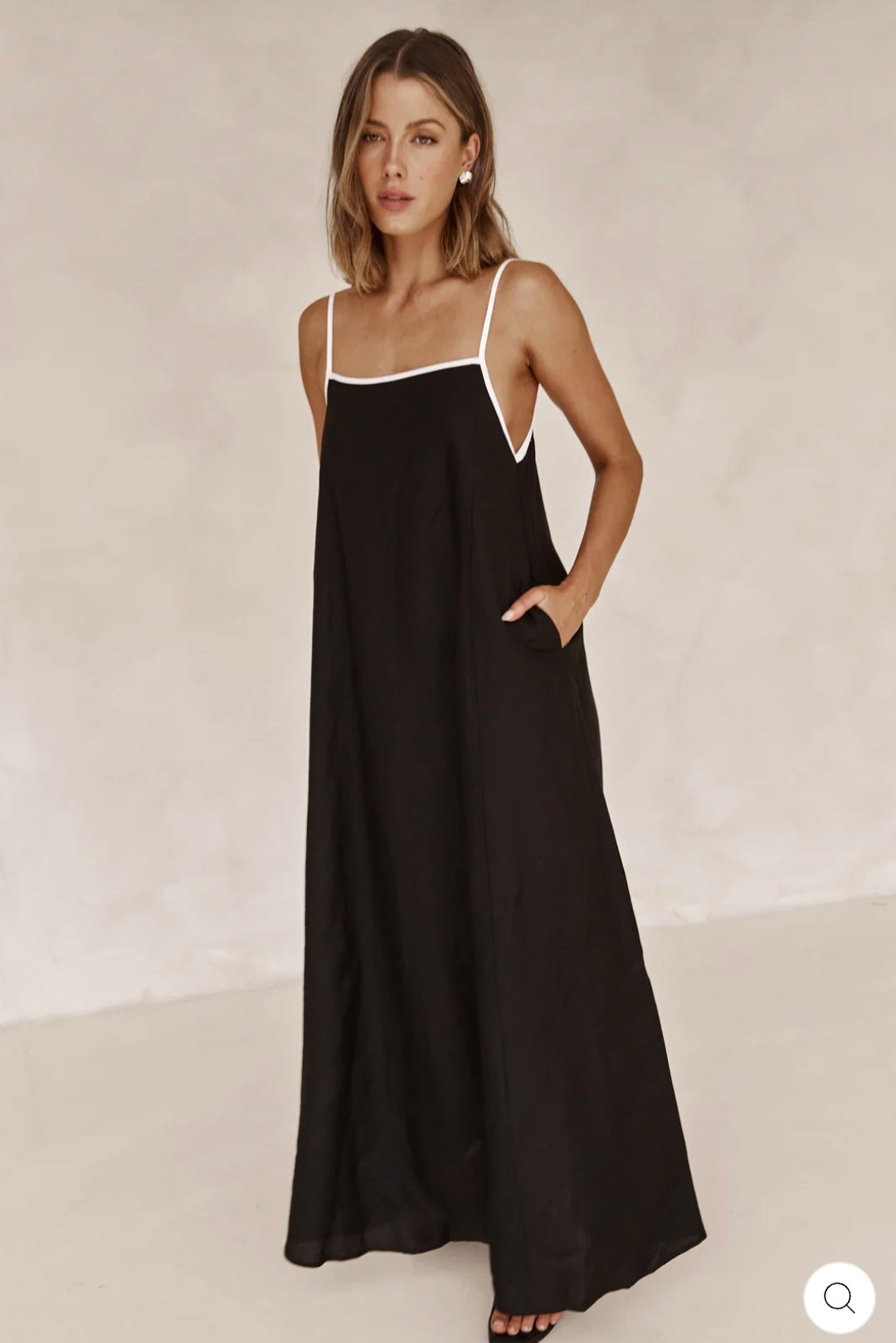 Black & White Cotton Dress